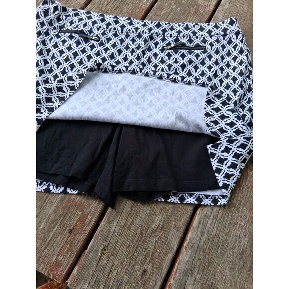 Black & White Tile Print XXL Jones New York Sport Skorts or Tankini Bottom - Picture 3 of 6